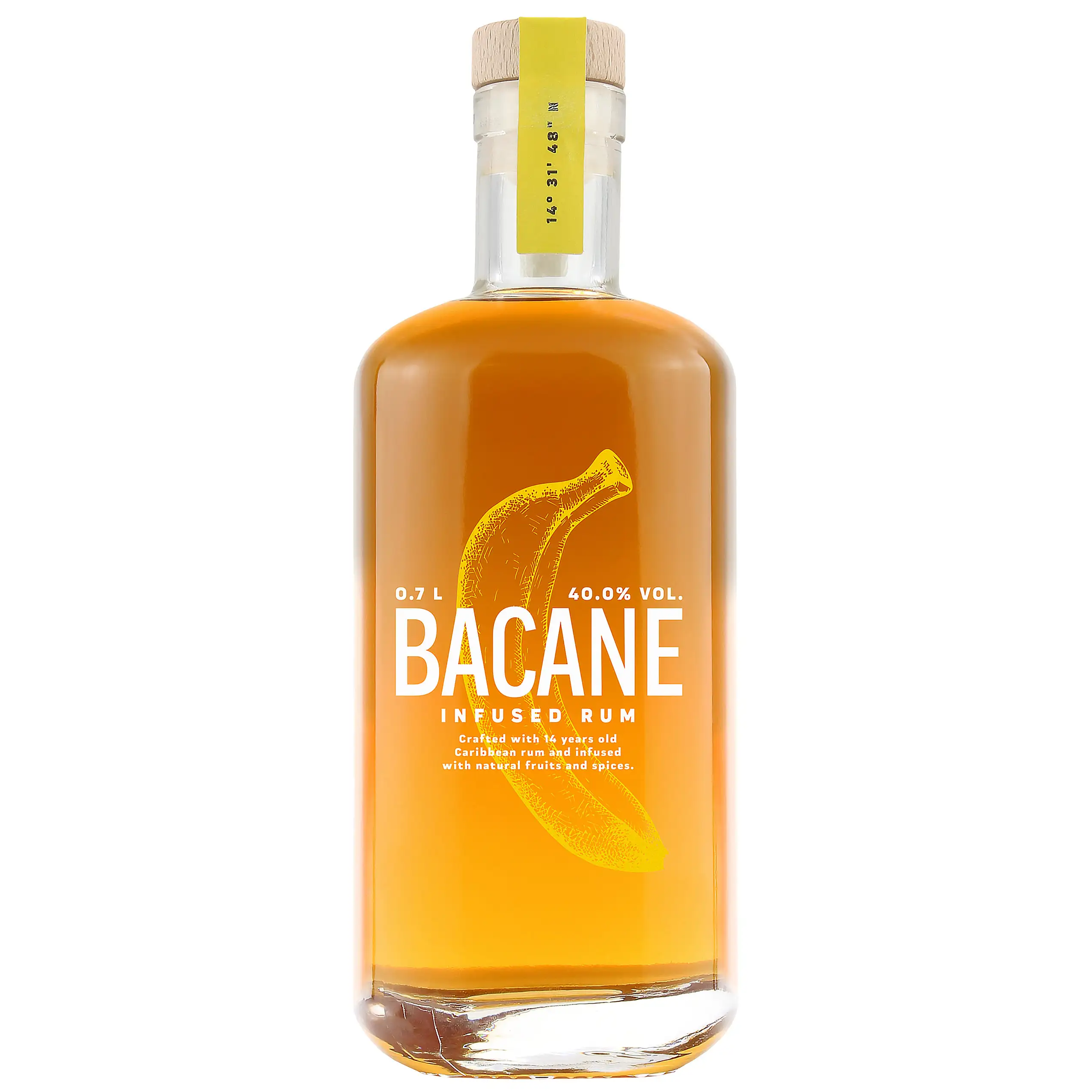 Bottle of Bacane Infused Rum