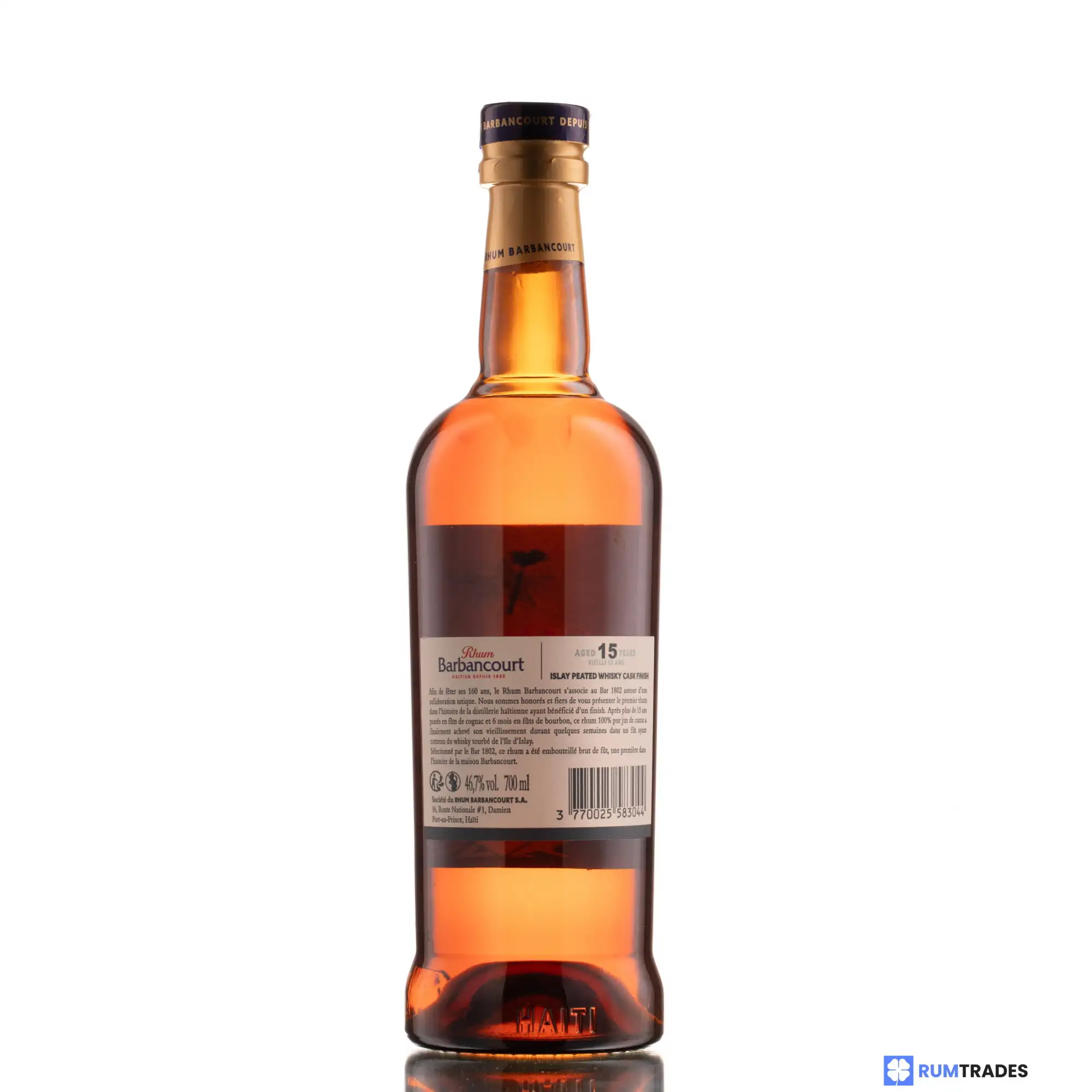 High resolution image of Bar 1802 Barbancourt Barbancourt