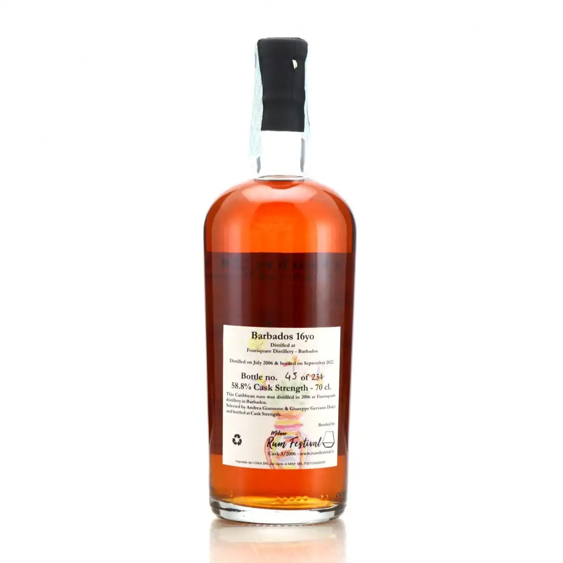 Image haute résolution de Milano Rum Festival & Barmetro Foursquare Barbados 2006