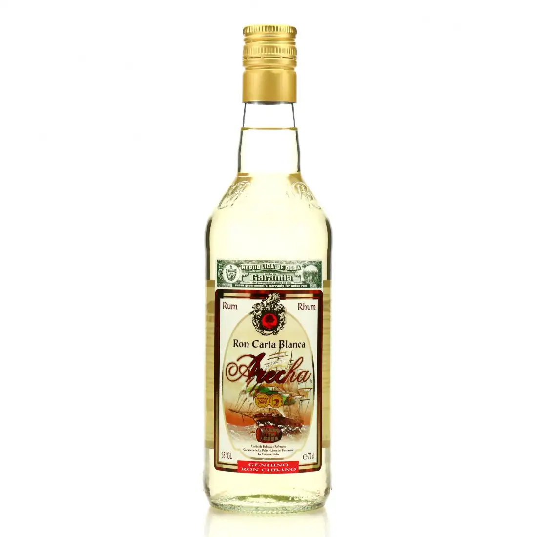 Bottle of Arecha Carta Blanca