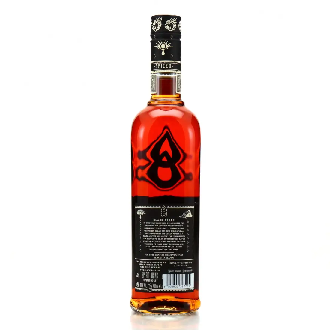Image haute résolution de The Island Rum Company Paraíso Black Tears Dry Spiced