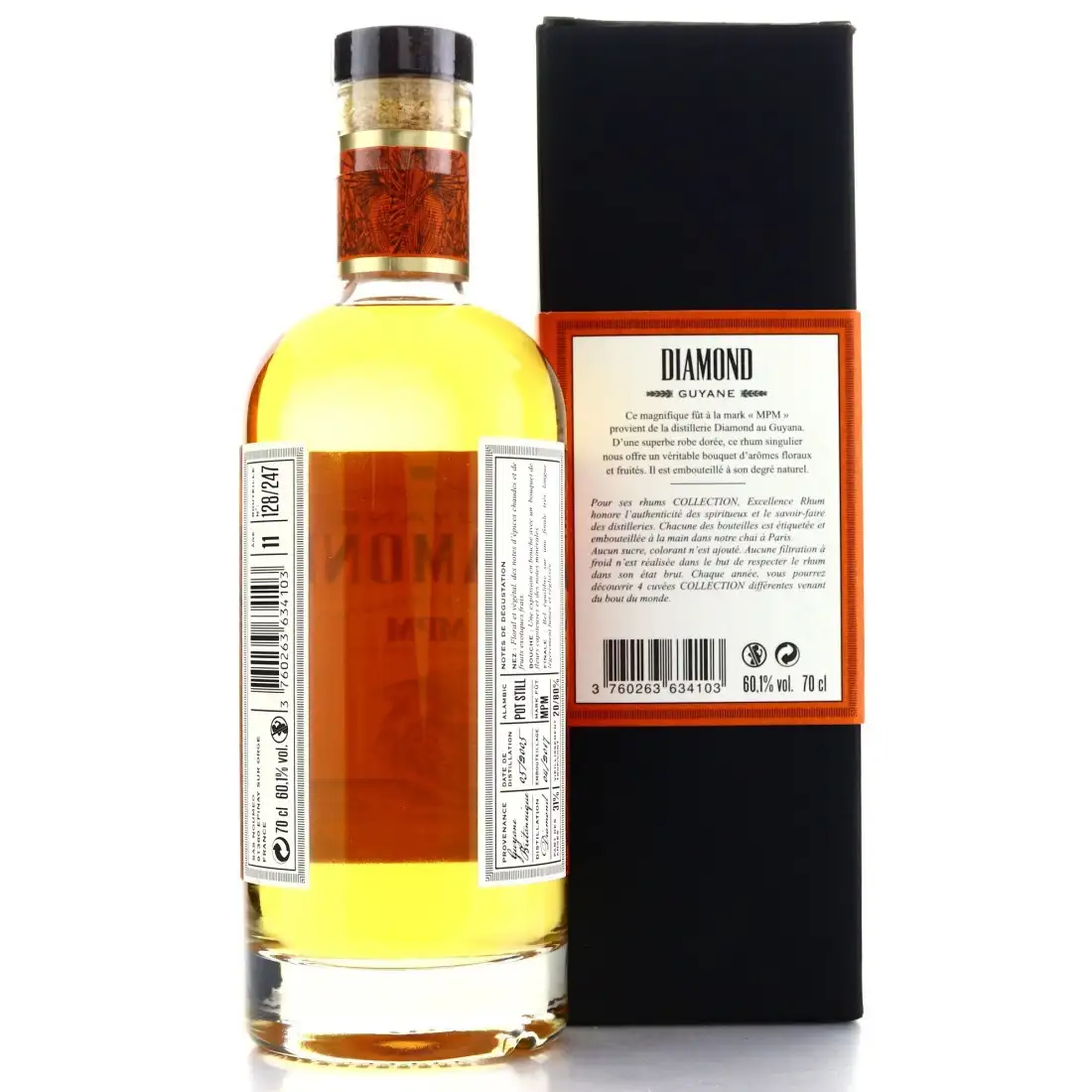 Image haute résolution de Excellence Rhum Diamond (Port Mourant) MPM 2005