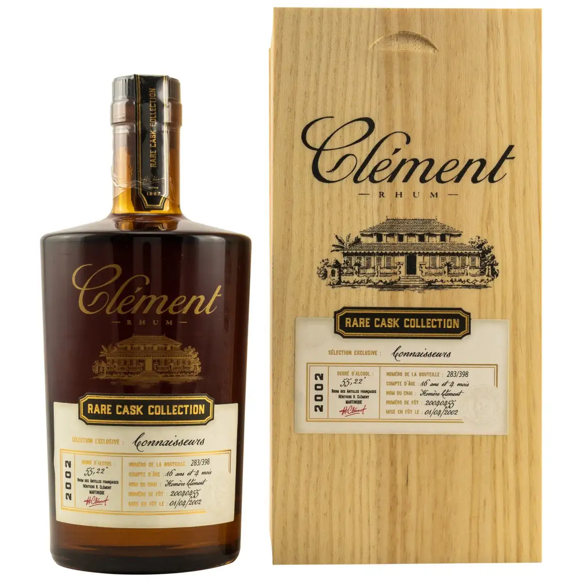 High resolution image of Clément Clément Rare Cask Collection Connaisseurs 2002