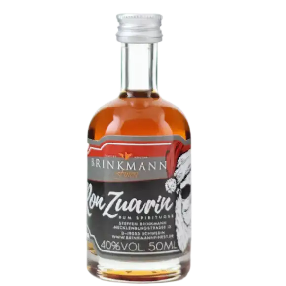 Bottle of Brinkmann finest Ron Zuarin X-mas Edition
