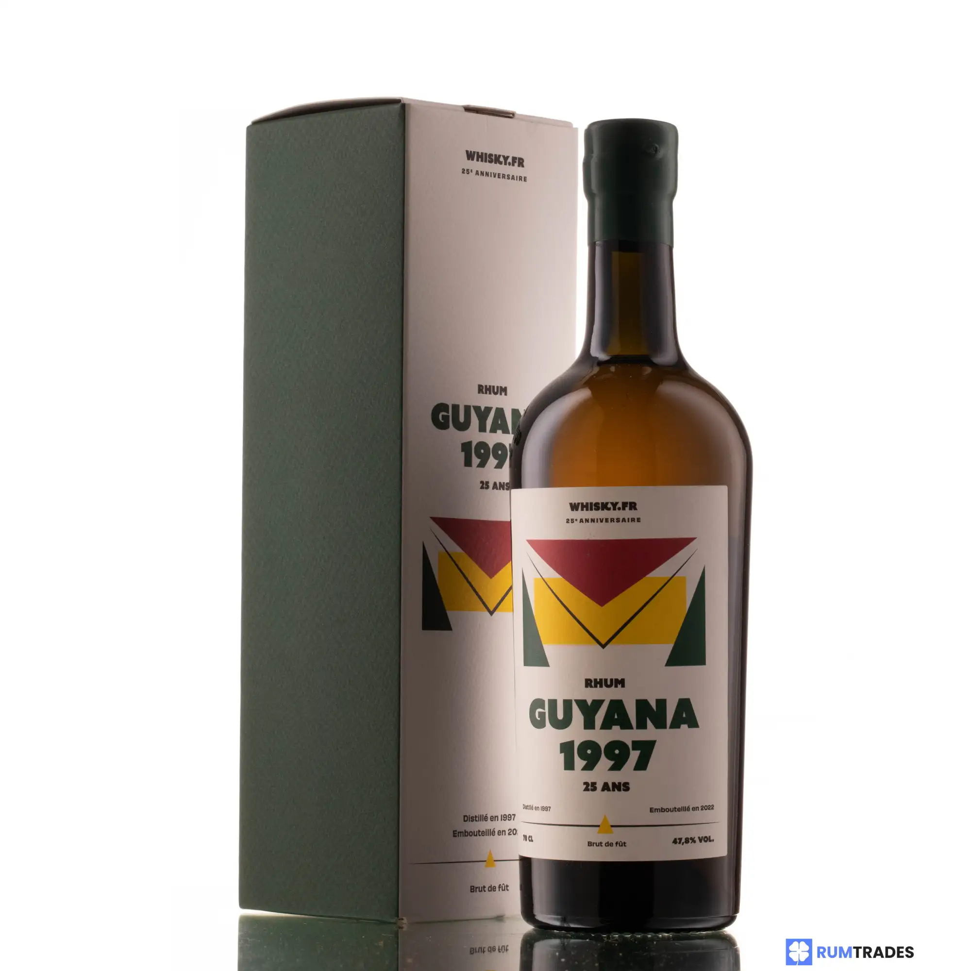 Bottle of LMDW Port Mourant Guyana Flag Series (Whisky.fr 25th Anniversary) 1997
