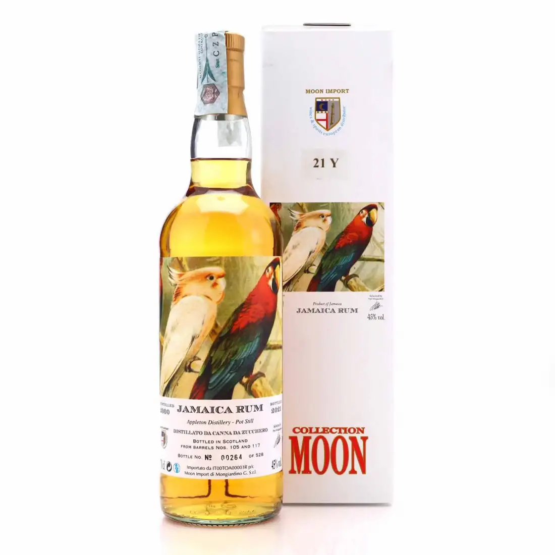 High resolution image of Moon Import Appleton Jamaica Rum 2000
