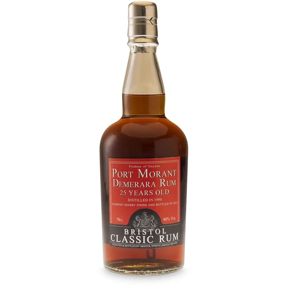 Bottle of Bristol Uitvlugt (Port Mourant) Port Morant Demerara Rum 1990
