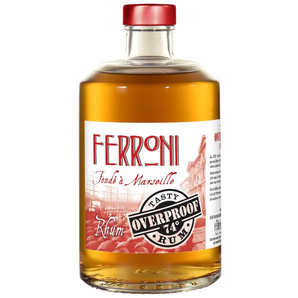 Bottle of Ferroni Tasty Overproof
