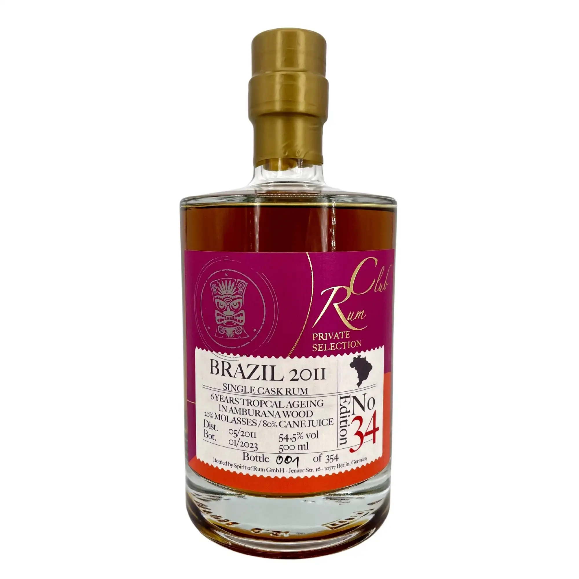 Bottle of Rumclub Private Selection Ed. 34 2011