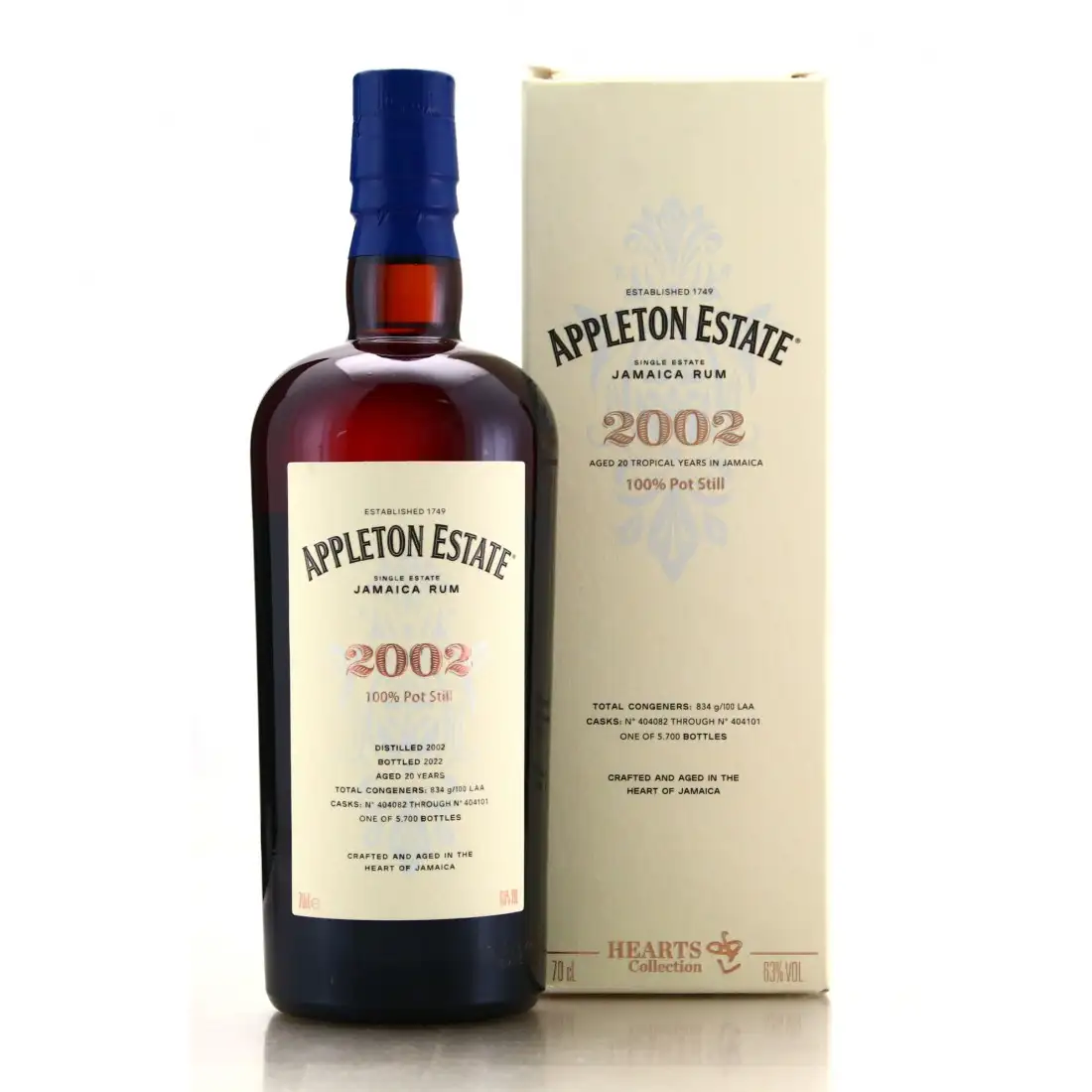 Bottle of Velier Appleton Hearts Collection - 2002