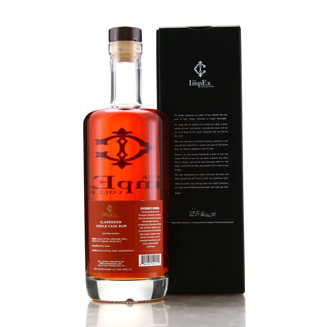 High resolution image of ImpEx Clarendon Jamaican Rum ITP 2007
