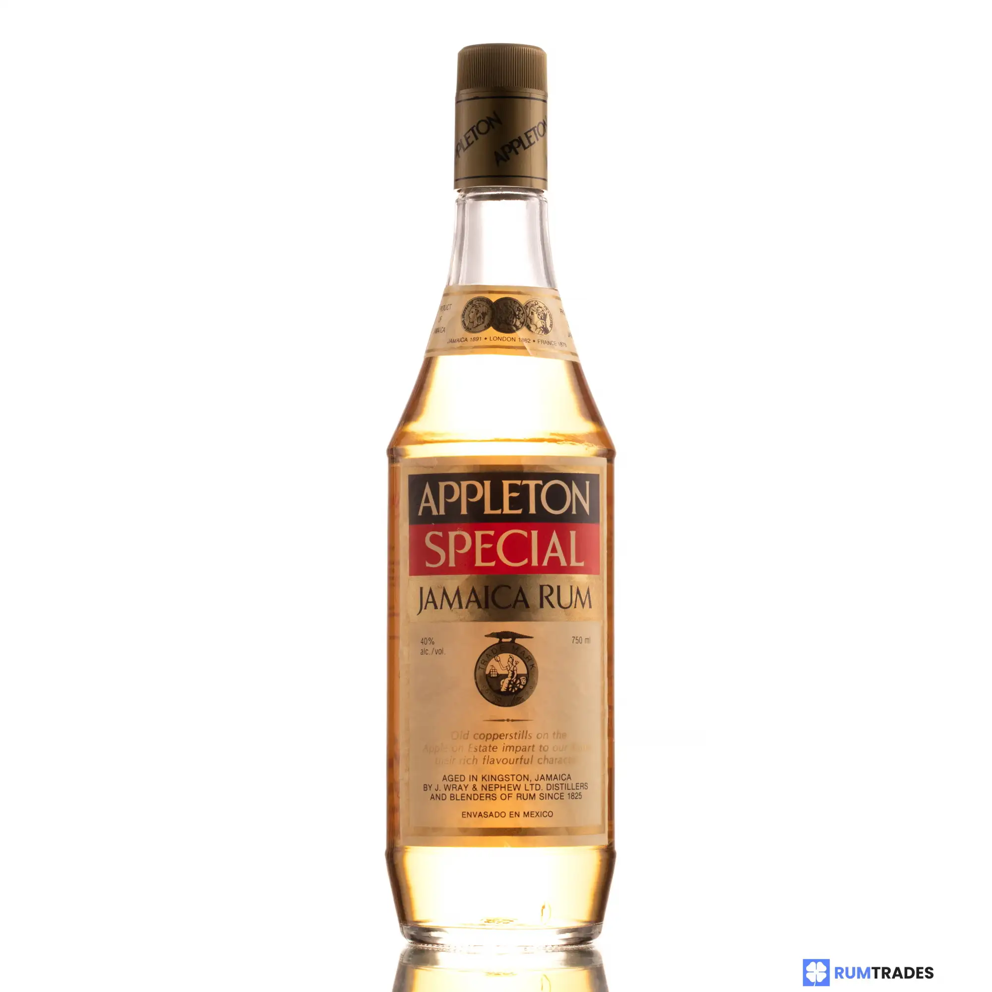Bottle of J. Wray & Nephew LTD. Appleton Jamaica Rum Special