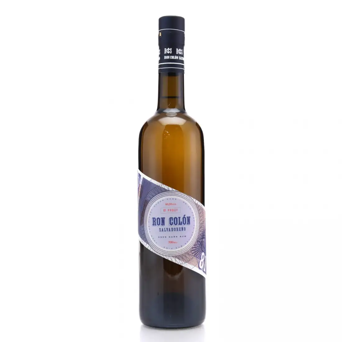 Bottle of Ron Colon 81 Proof