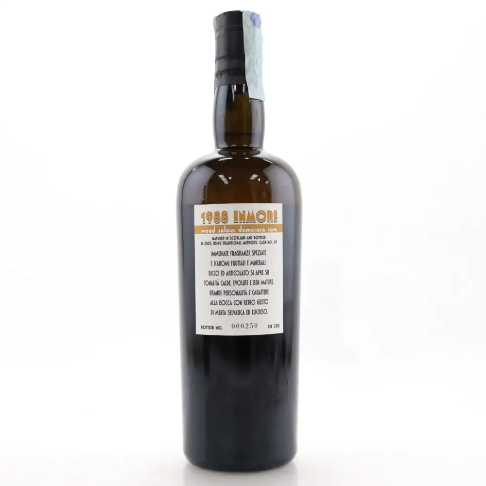 Image haute résolution de Samaroli Enmore Wood Colour Demerara Rum 1988