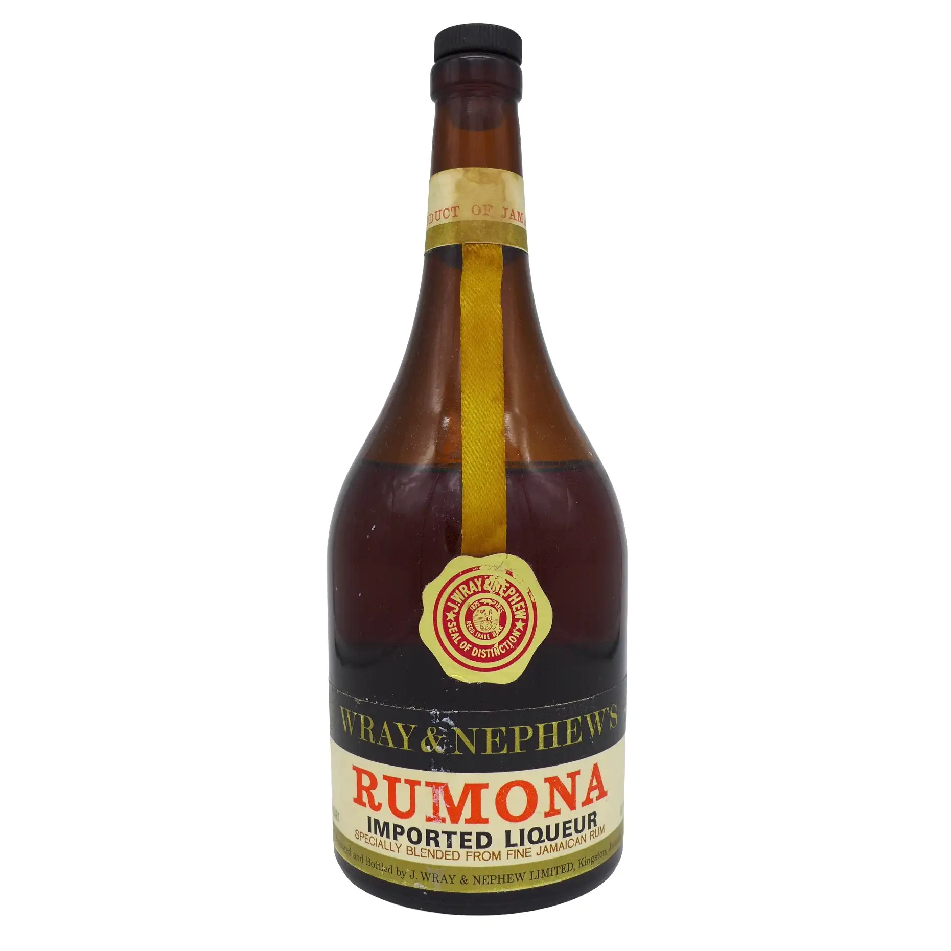 Bottle of J. Wray & Nephew LTD. Rumona Jamaican Imported Liqueur