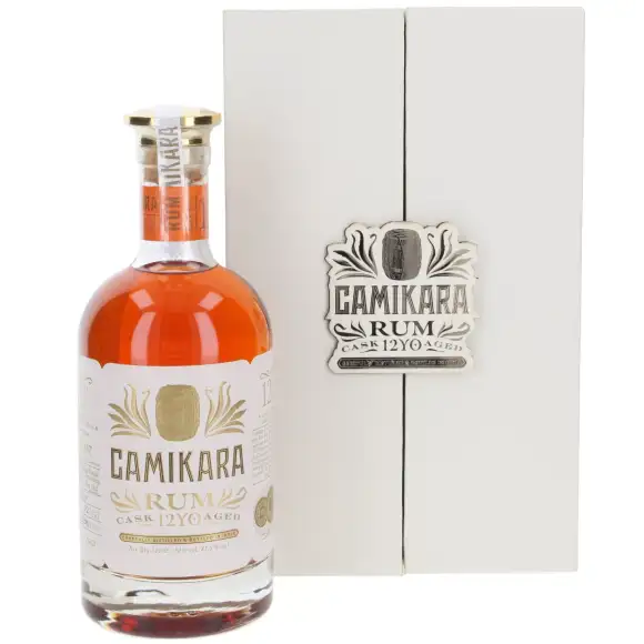 Bottle of Piccadilly distilleries Camikara Cask Aged Rum 2009
