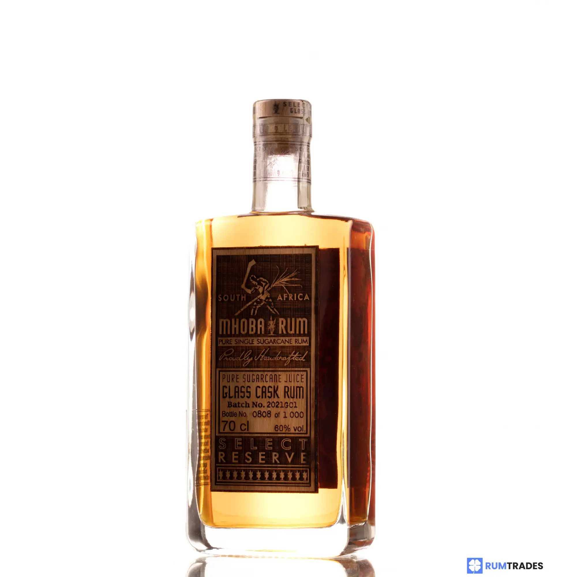 High resolution image of MHOBA Select Reserve French Cask Rum 2022