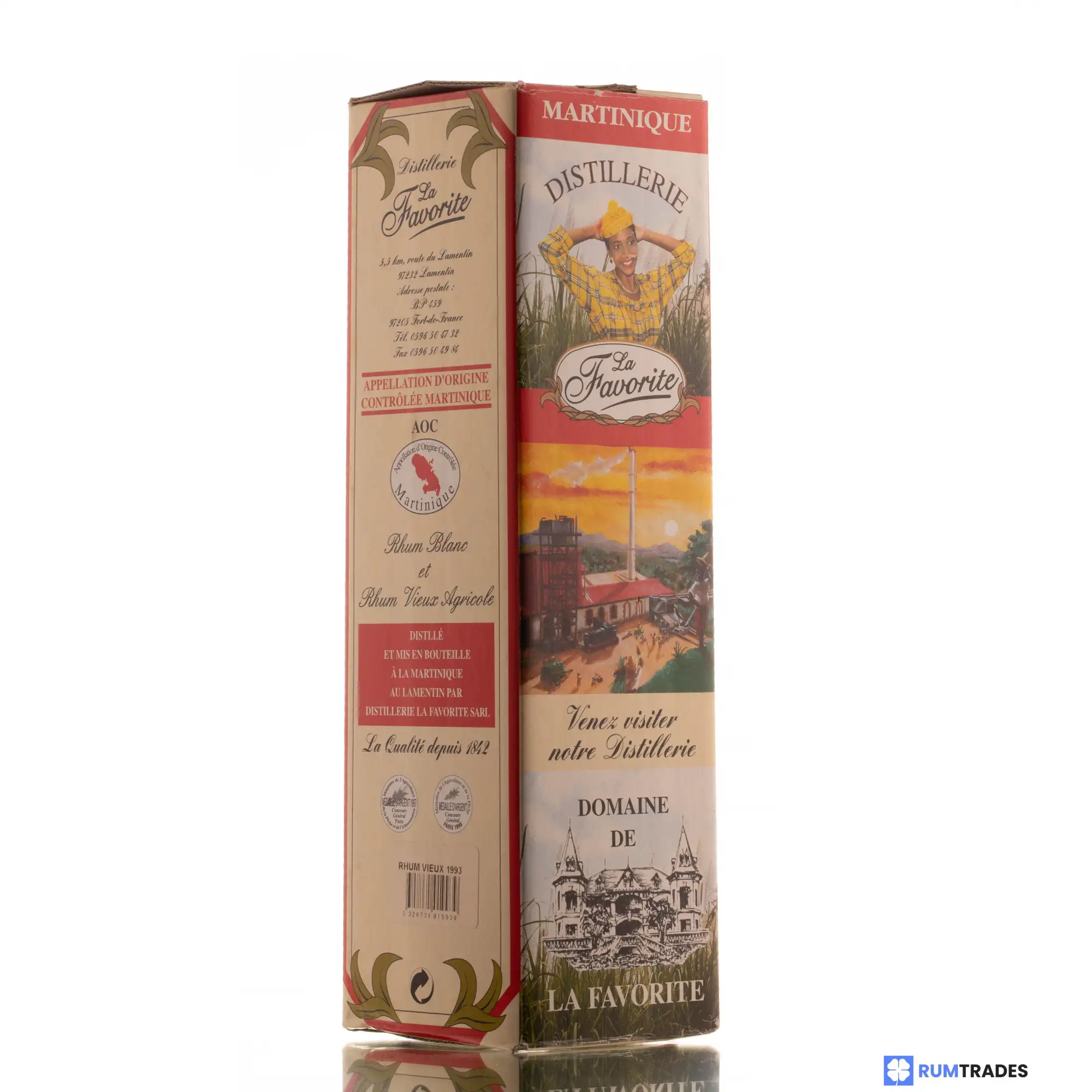 High resolution image of La Favorite Rhum Vieux Agricole Cuvée 1993