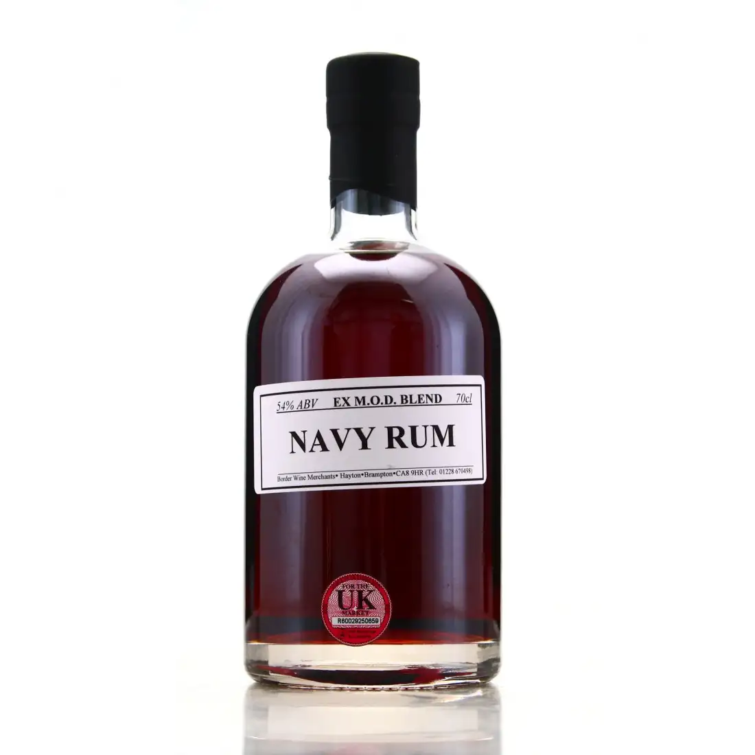 Bottle of Border Wine Merchants EX M.O.D. Blend Navy Rum