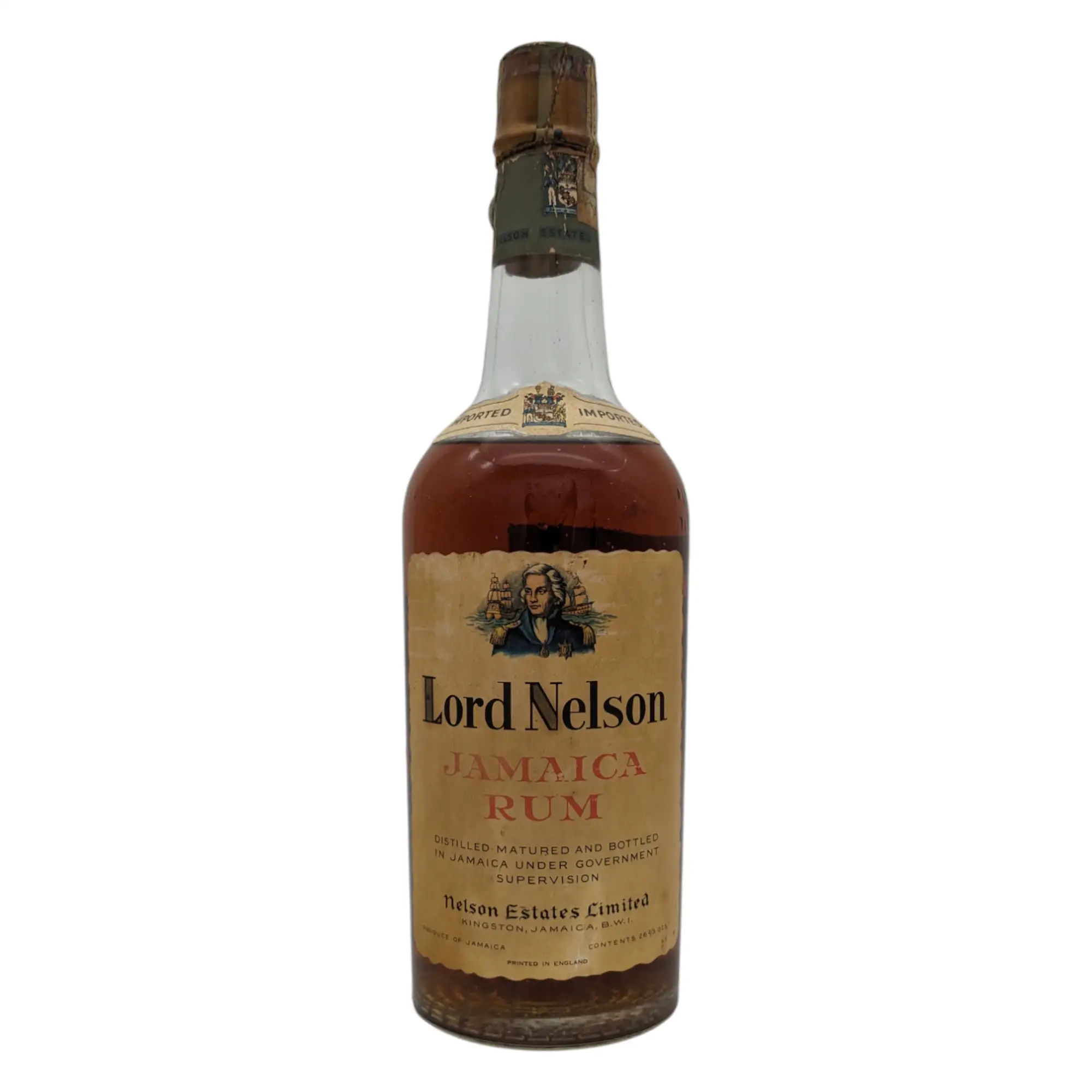 Bottle of Nelson Estates Limited Lord Nelson Jamaica Rum