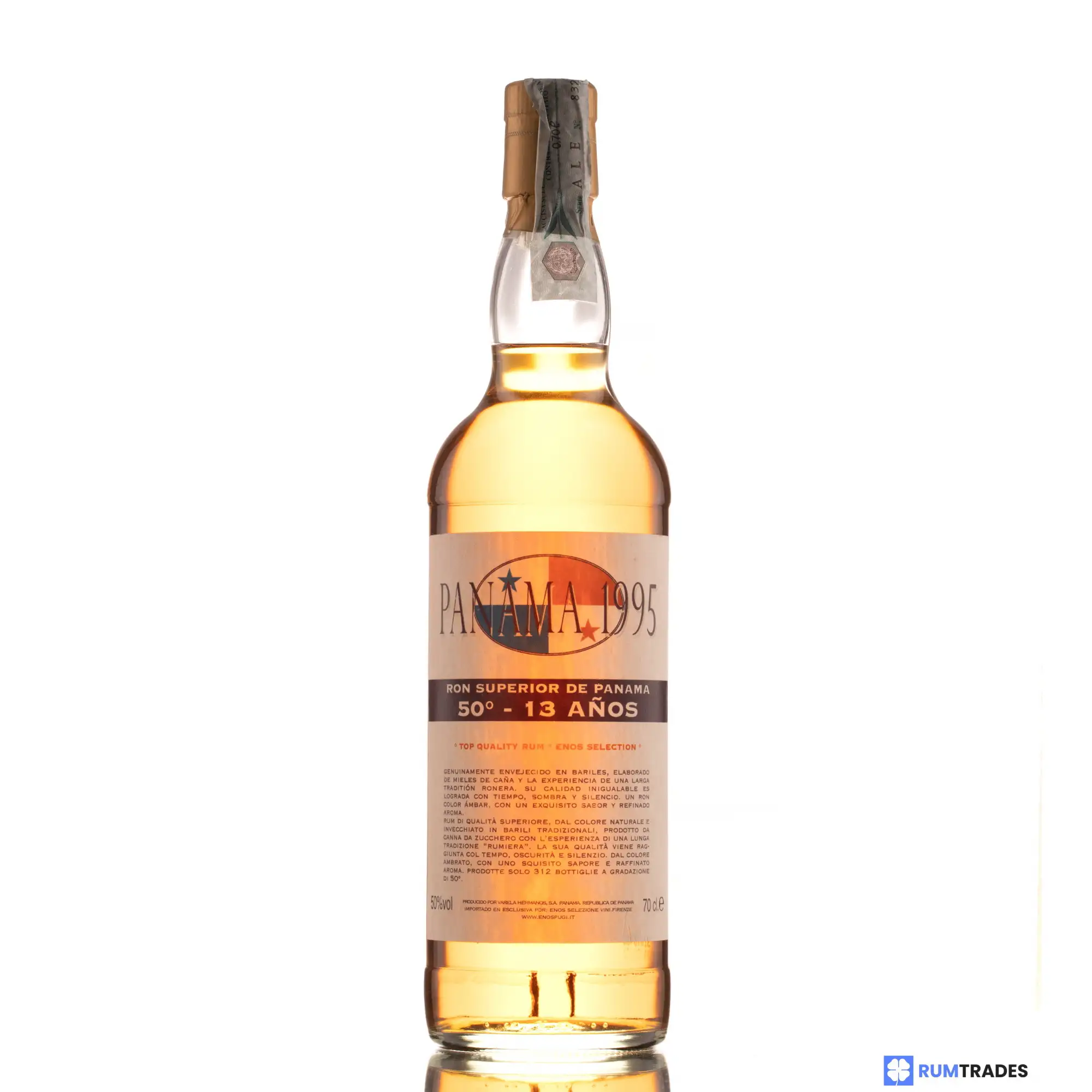 Bottle of Enos Selezione Ron Superior de Panama 1995