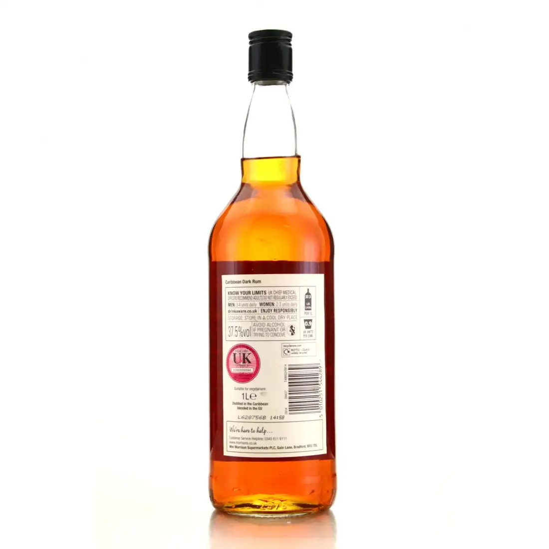 High resolution image of Morrison‘s Caribbean Dark Rum