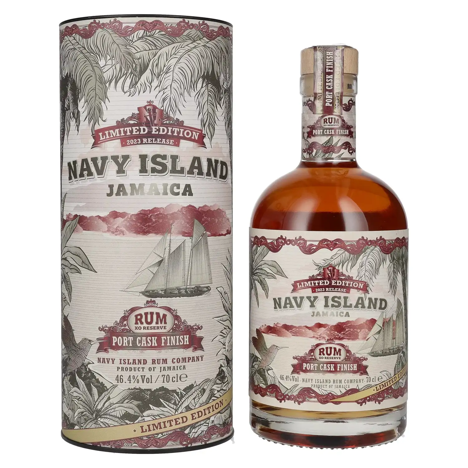 High resolution image of Navy Island Rum XO Reserve Port Cask Finish