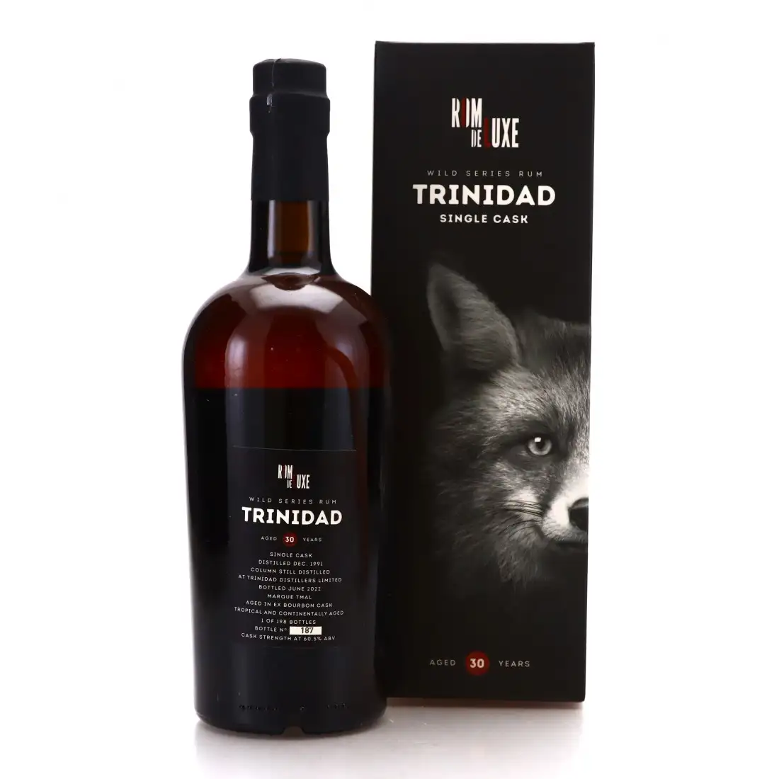 High resolution image of Romdeluxe T.D.L Wild Series Rum No. 30 1991