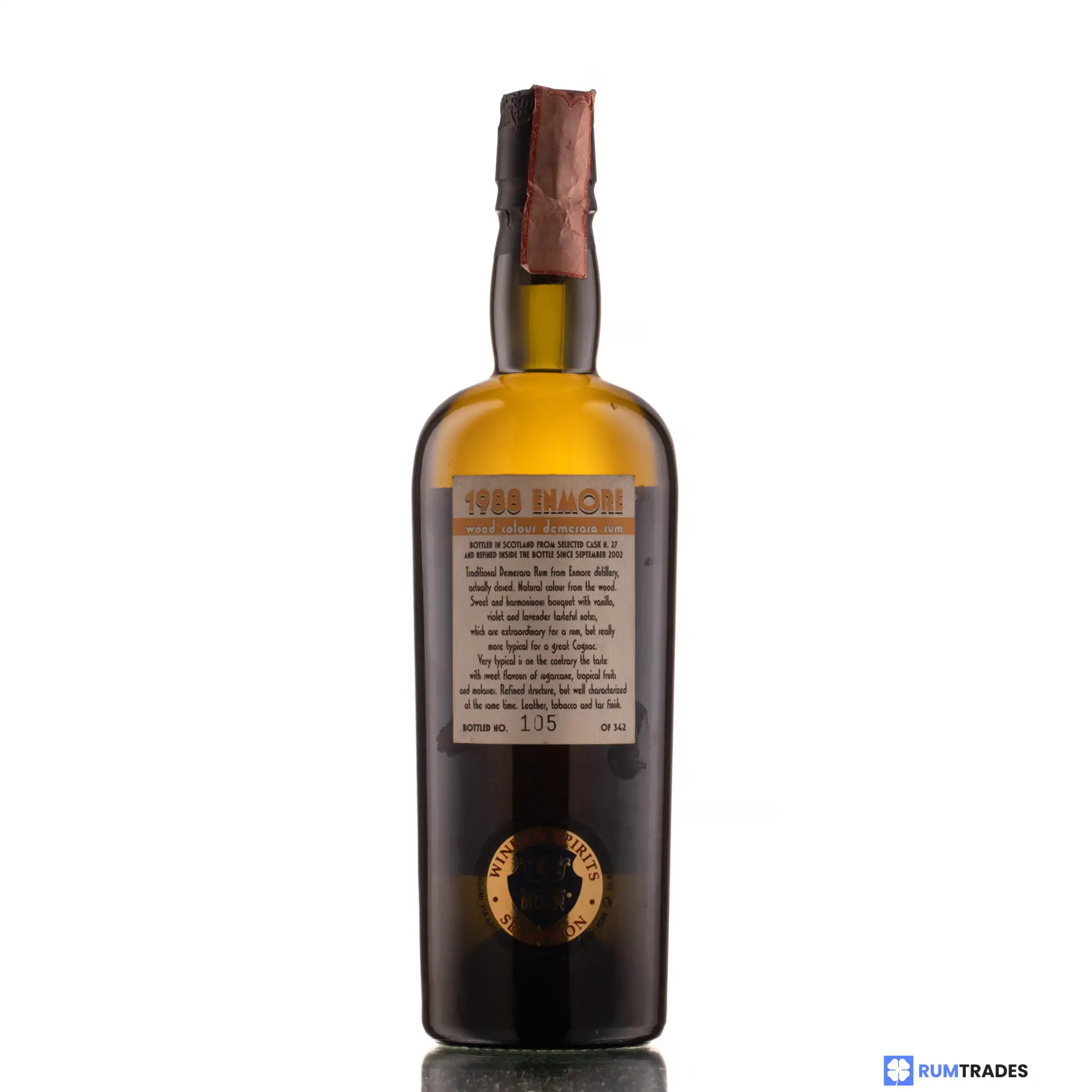 Image haute résolution de Samaroli Enmore Wood Colour Demerara Rum 1988