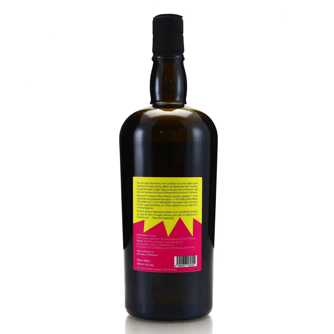 Image haute résolution de Warehouse #1 Hampden Overproof Rum Trelawny Explosion C<>H