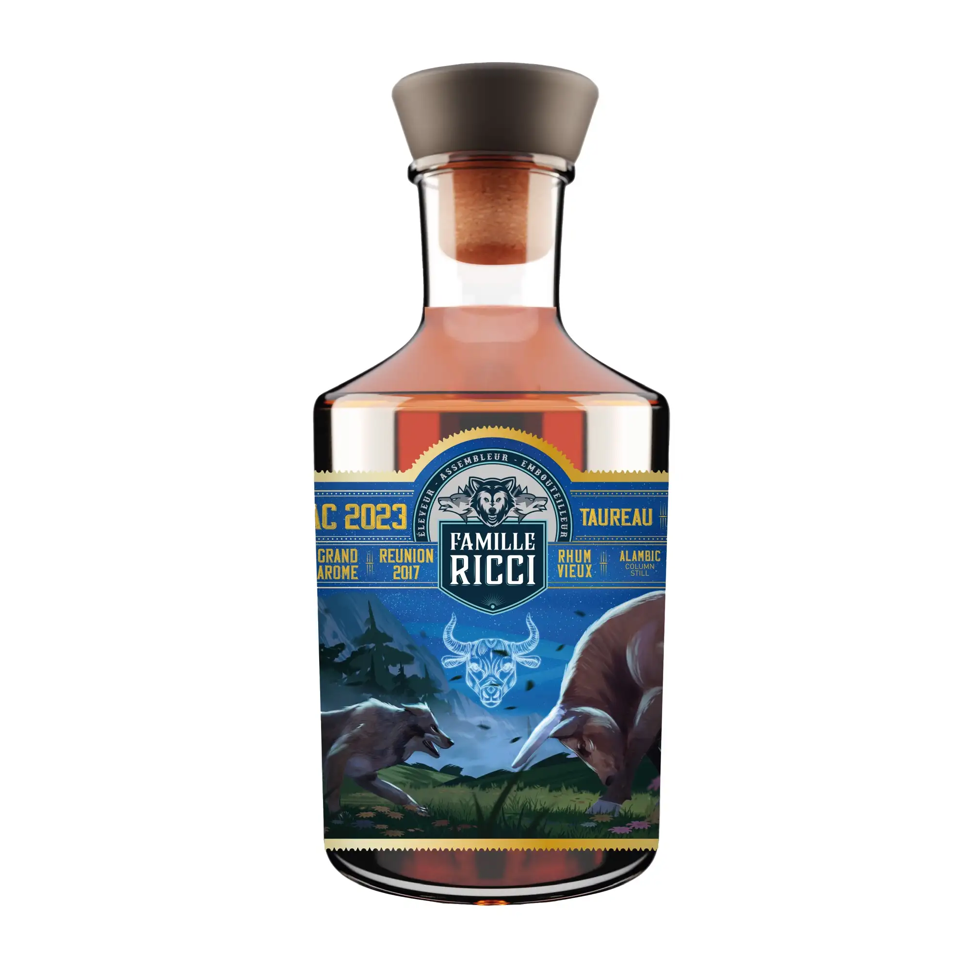 Bottle of Famille Ricci Savanna Zodiac Taureau Grand Arôme 2017