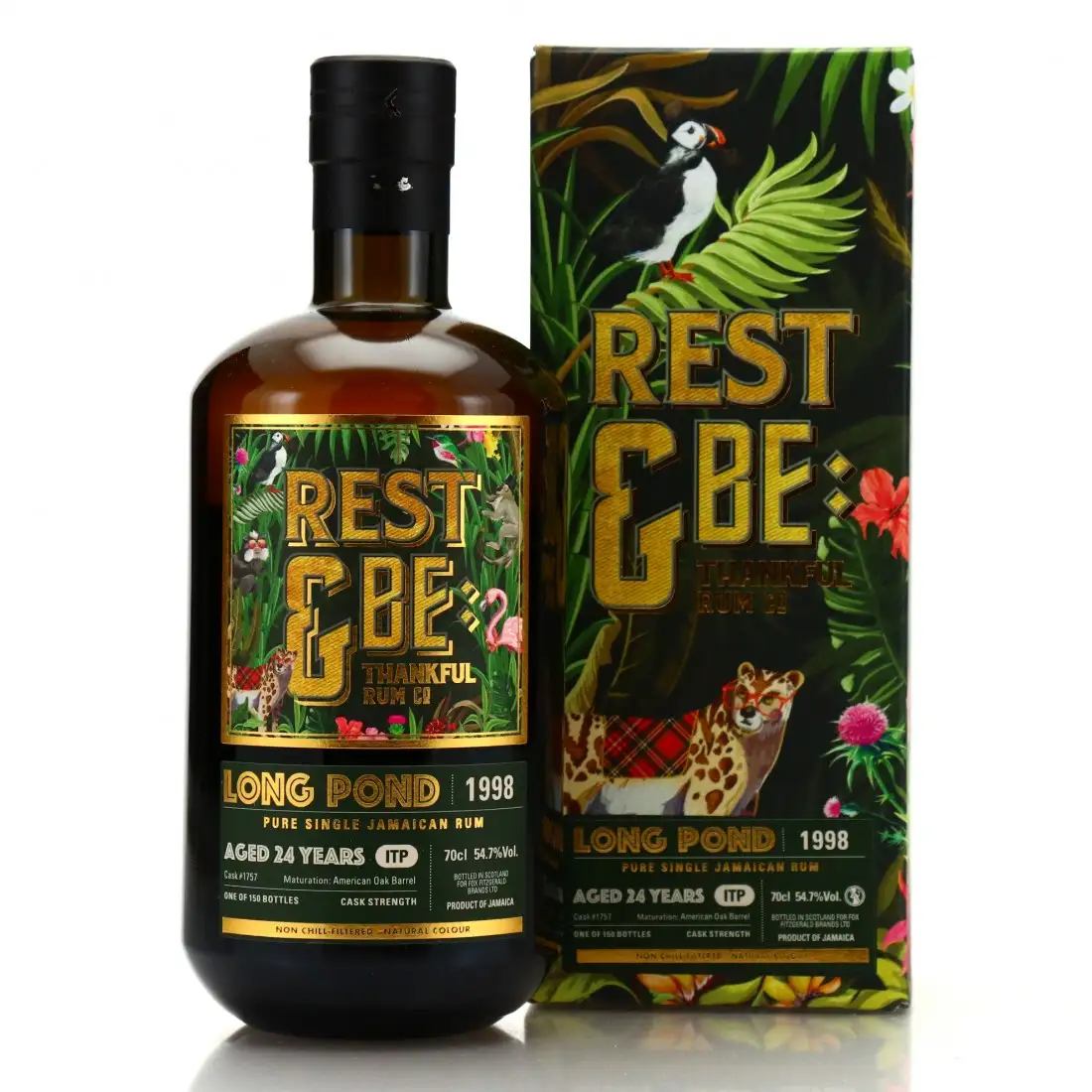 Bottle of Rest & Be Thankful Long Pond ITP 1998