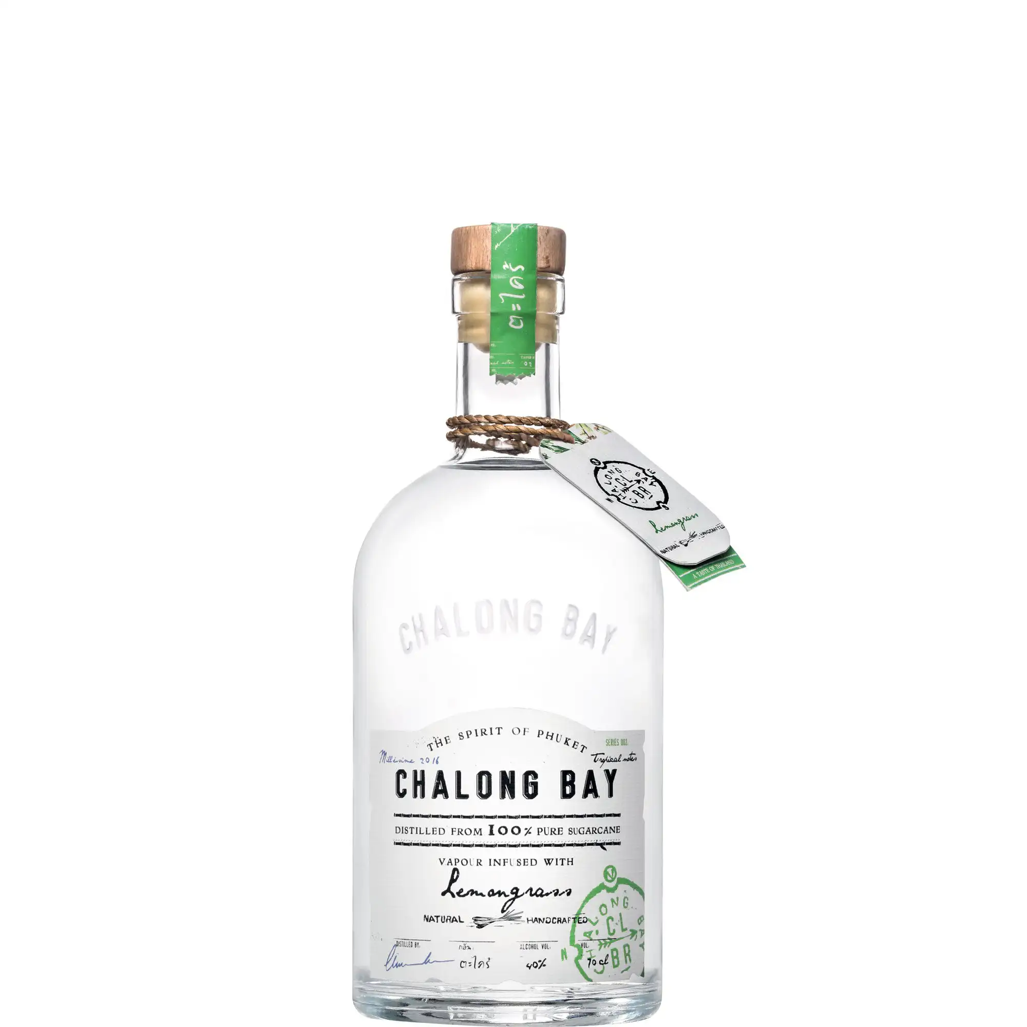 Bottle of Chalong Bay Distillery The Spirit Of Phuket Lemongrass 2018