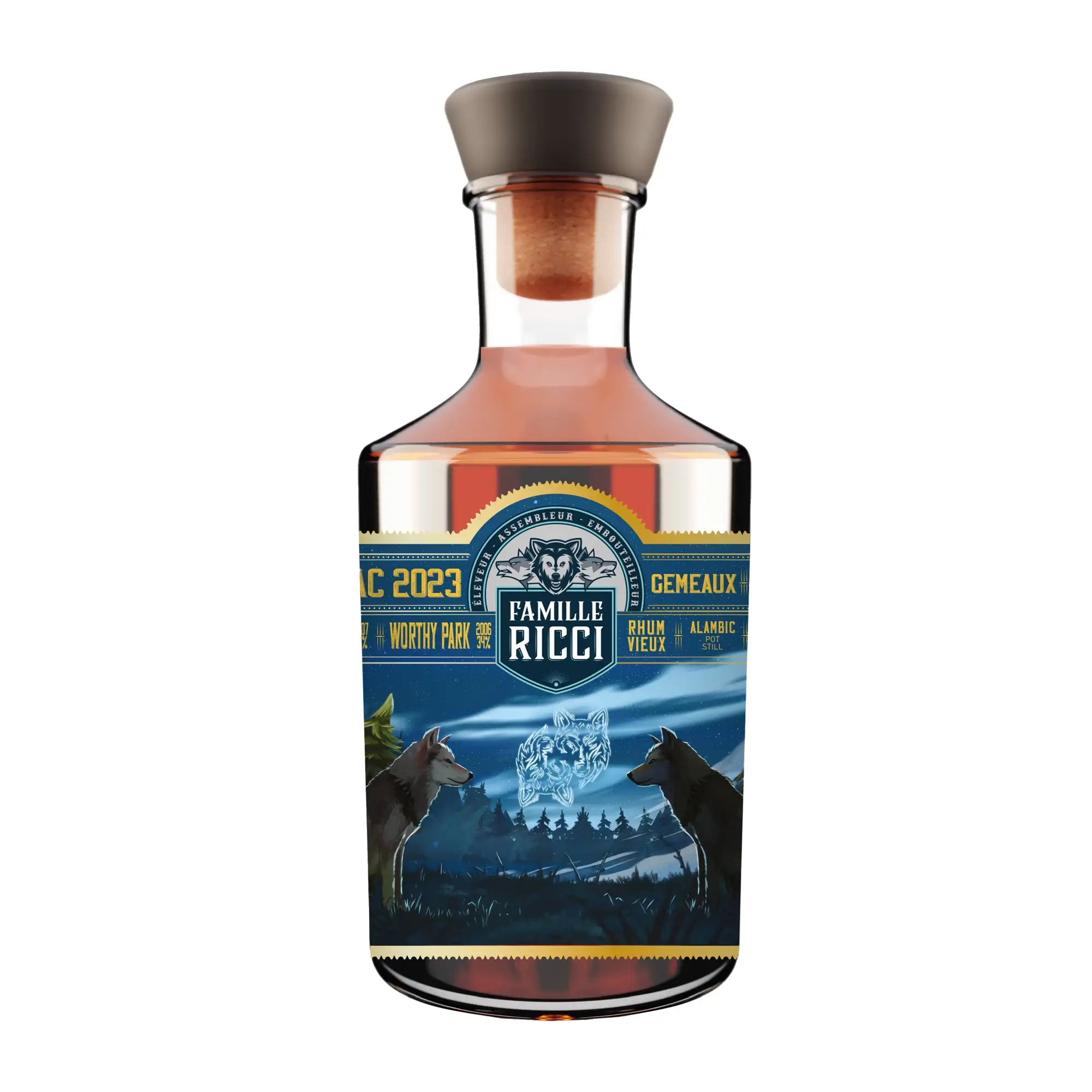 Bottle of Famille Ricci Zodiac 2023 Gemeaux 2007