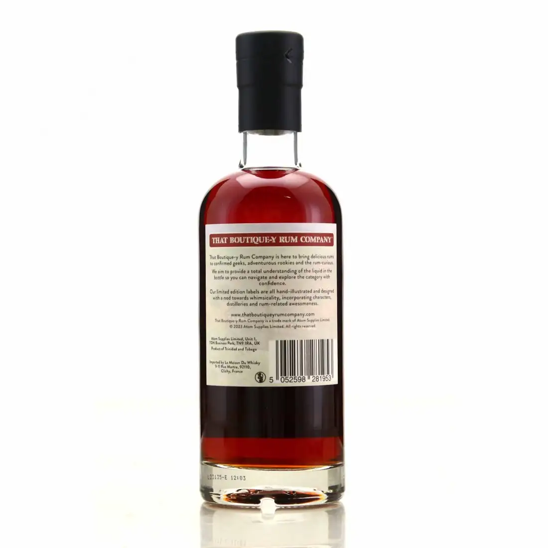 High resolution image of TBRC Caroni Caroni Distillery (French Exclusive) HTR