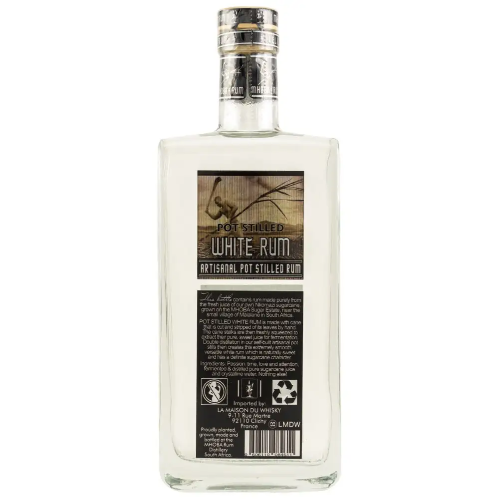 High resolution image of MHOBA Pot Stilled White Rum 2019