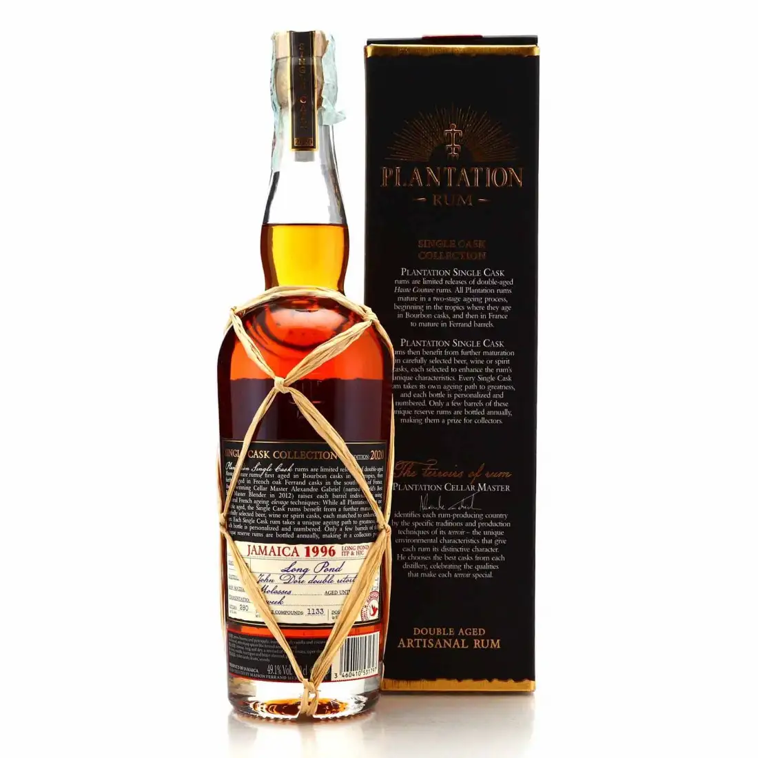 Image haute résolution de Long Pond Plantation Jamaica Finish Rye Whiskey (Compagnia dei Caraibi) ITP - HJC 1996