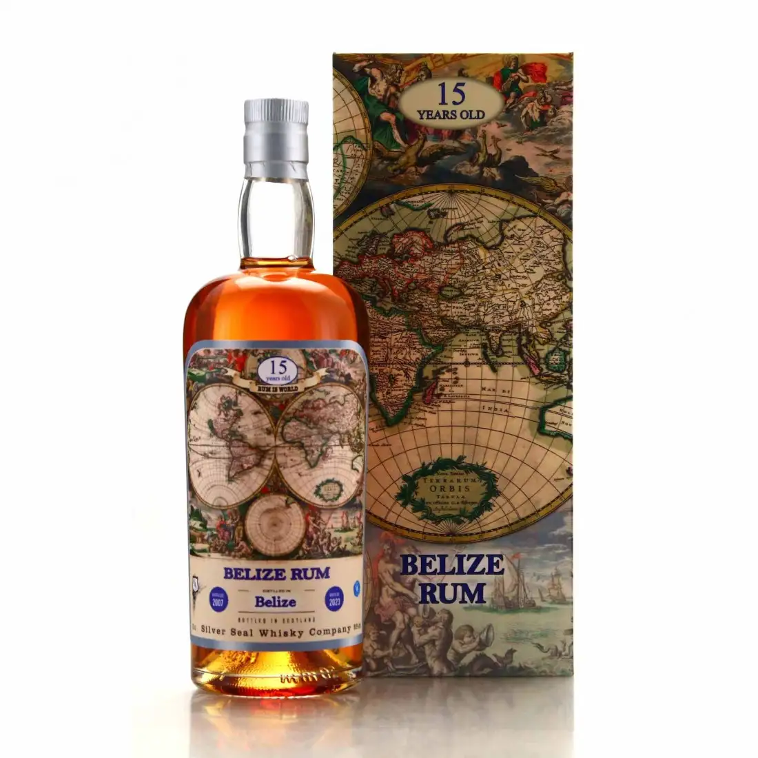 Bottle of Silver Seal Belize Rum 2007