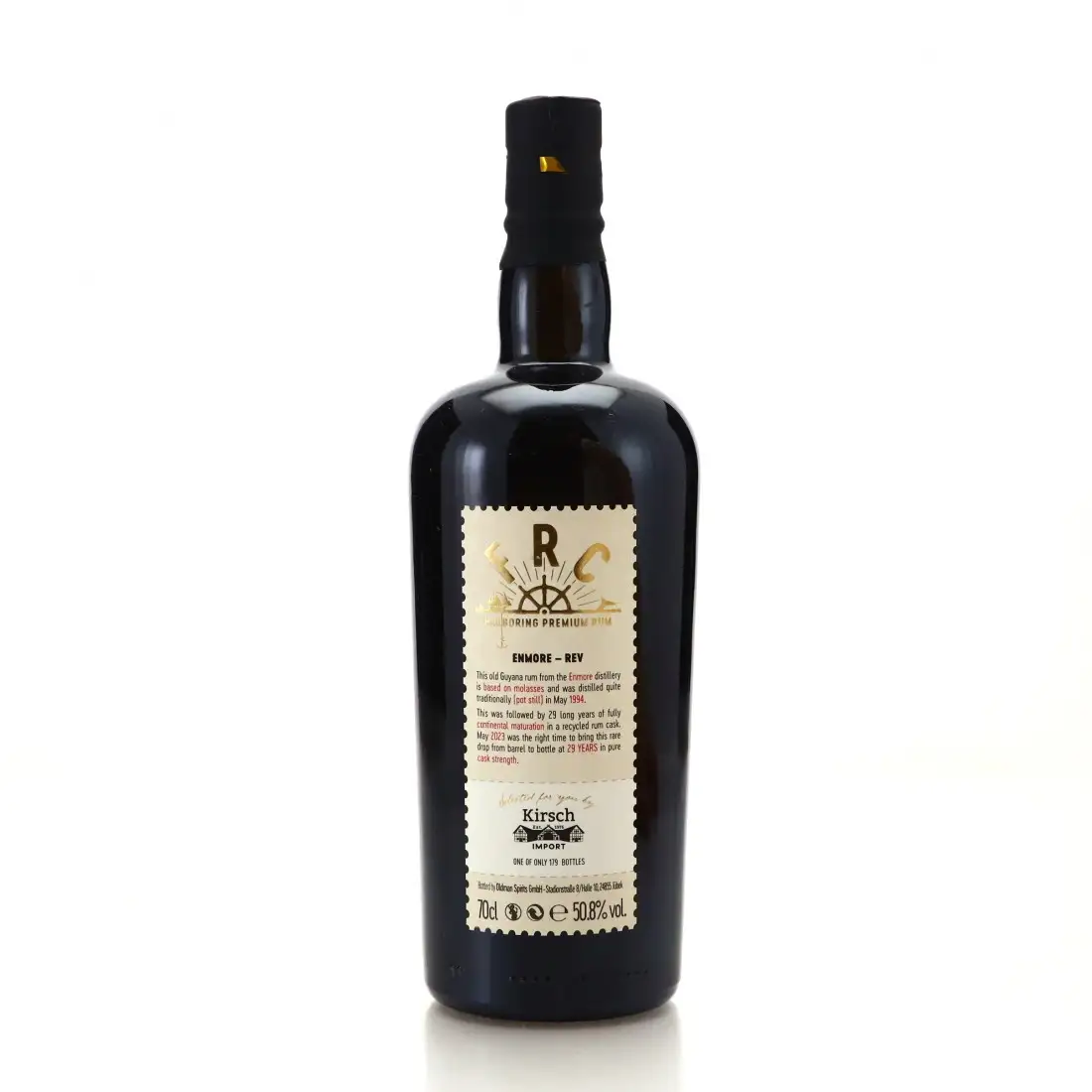 Image haute résolution de Enmore Flensburg Rum Company Guyana REV 1994