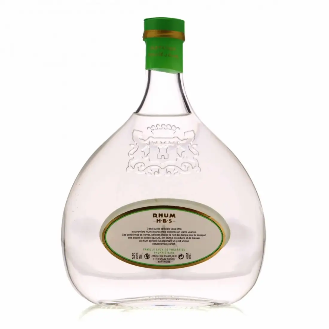 Image haute résolution de Habitation Beauséjour H.B.S Cuvée Dame Jeanne (Rhum Blanc) 2020