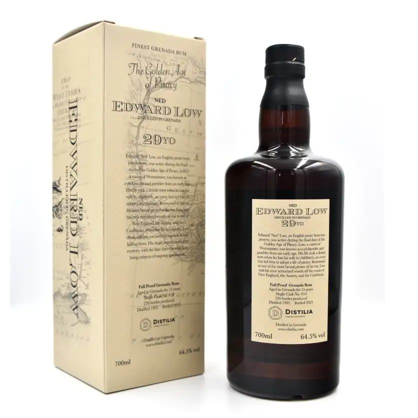 Image haute résolution de Distilia Westerhall Estate The Golden Age of Piracy Edward Low 1993