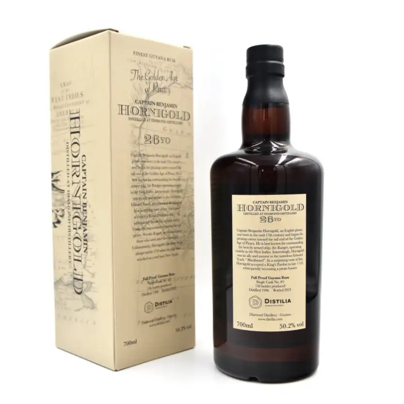Image haute résolution de Distilia Diamond The Golden Age of Piracy Captain Benjamin Hornigold 1996