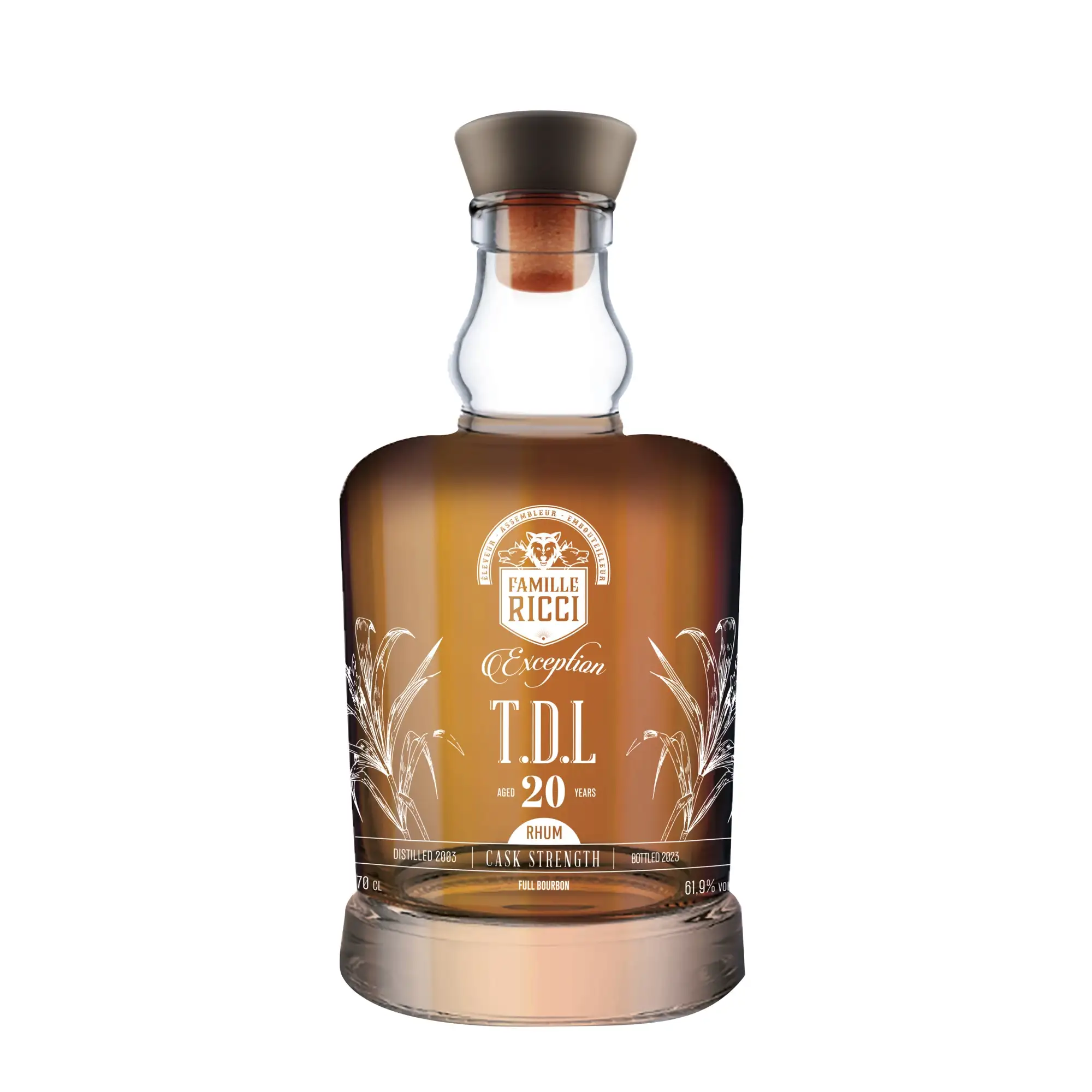 Bottle of Famille Ricci T.D.L Exception 2003