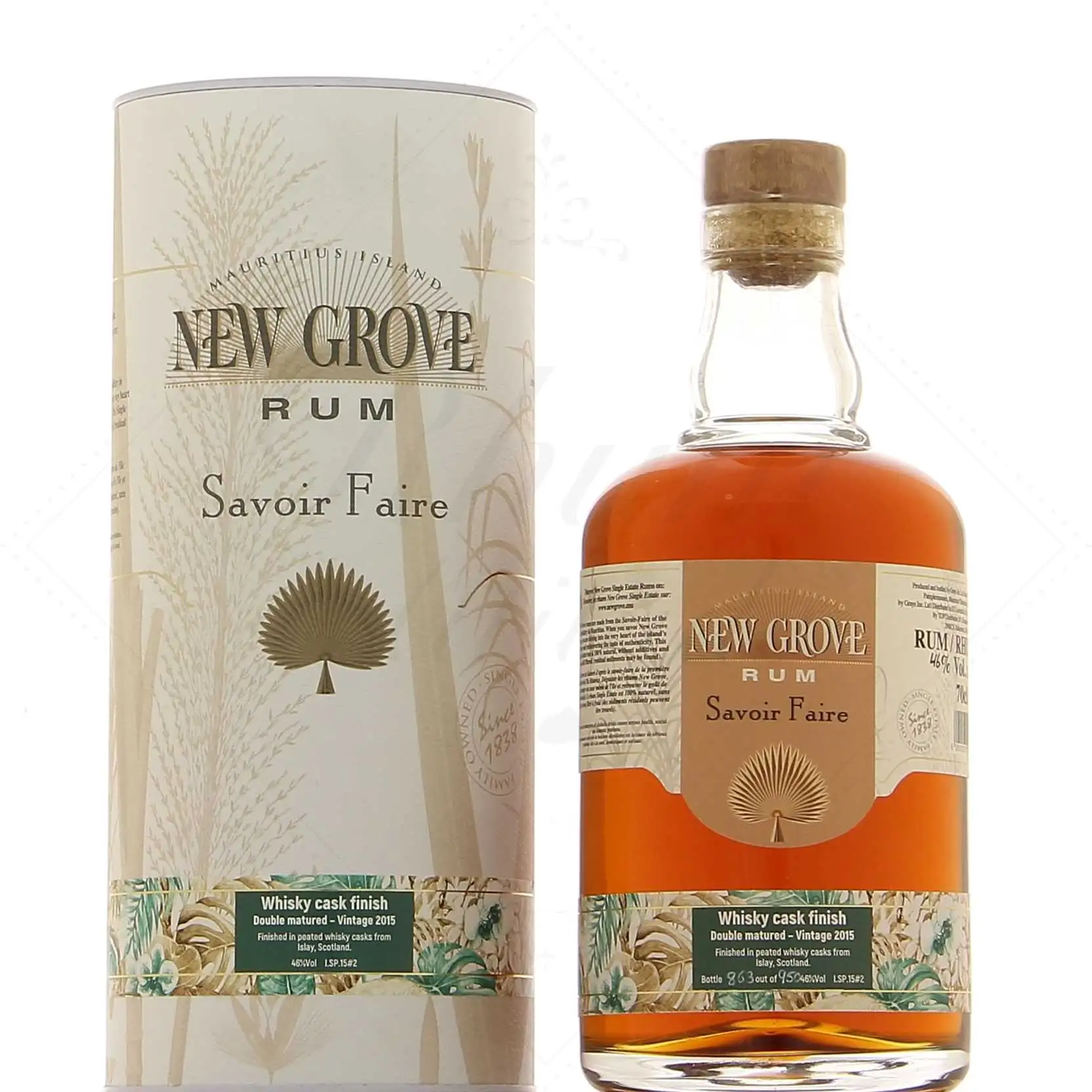 Bottle of Grays New Grove Savoir Faire (Whisky cask finish) 2015