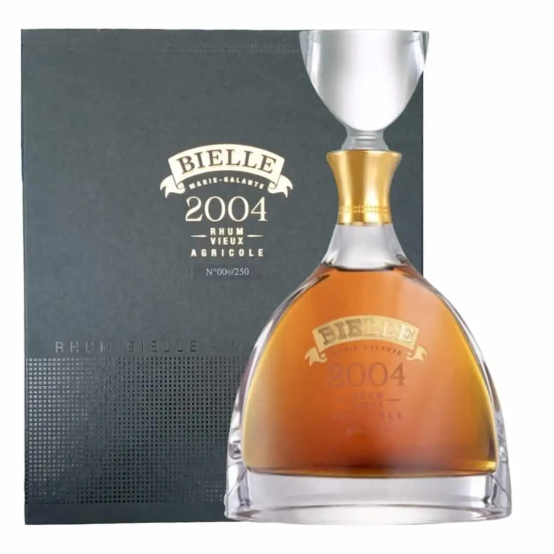 Bottle of Bielle Rhum Vieux Agricole (Carafe) 2004