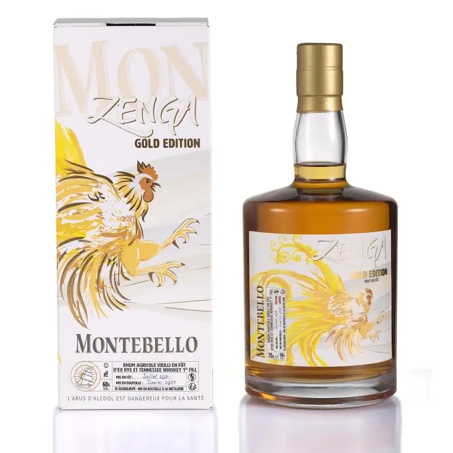 Bottle of Carrere Montebello ZENGA GOLD EDITION 2021