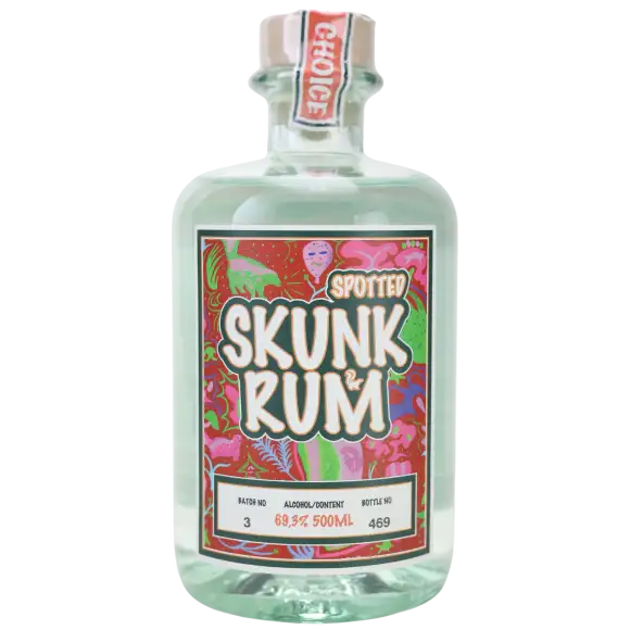 Bottle of A Clean Spirit Skunk Rum Spotted 2022