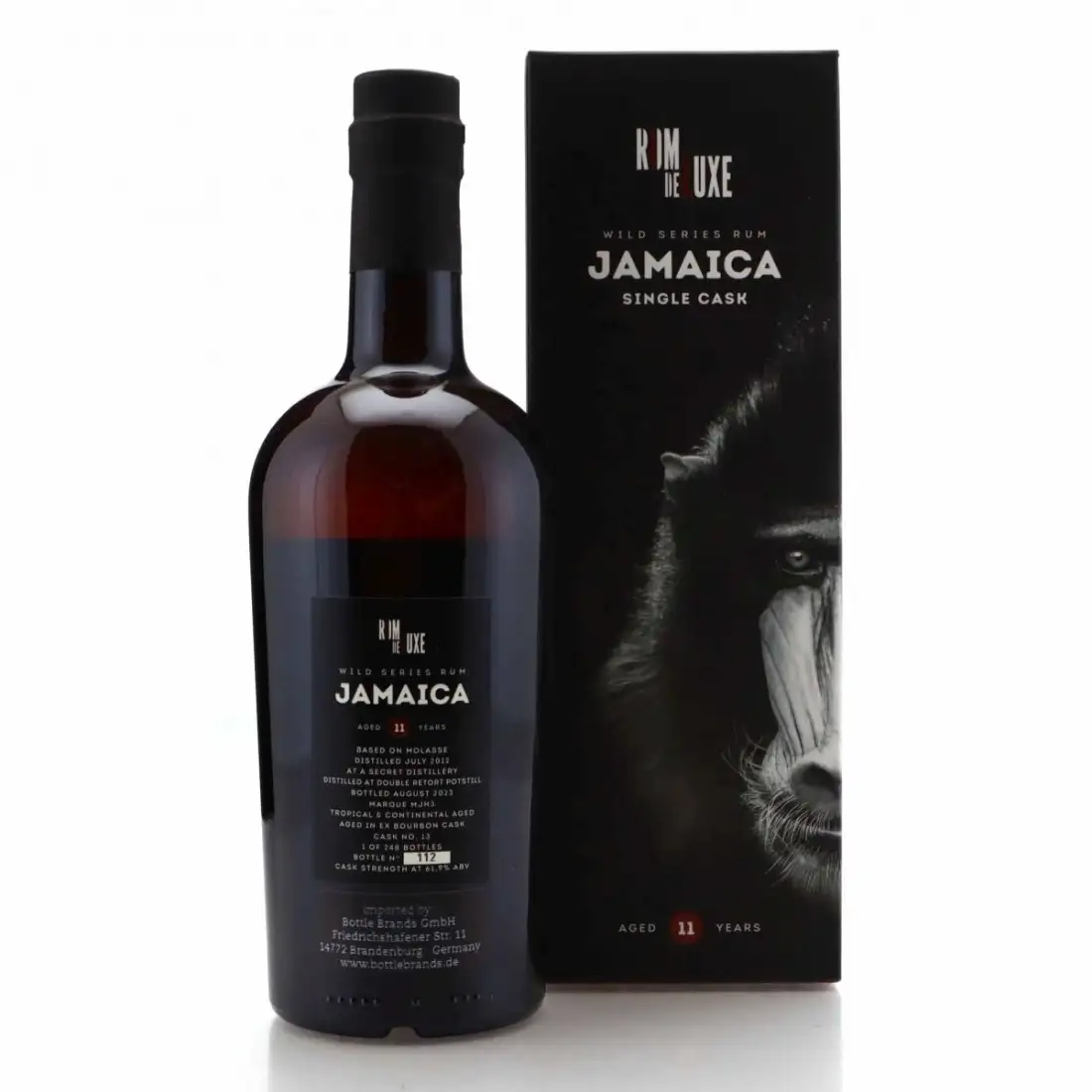 High resolution image of Romdeluxe Hampden Wild Series Rum No. 49 2012