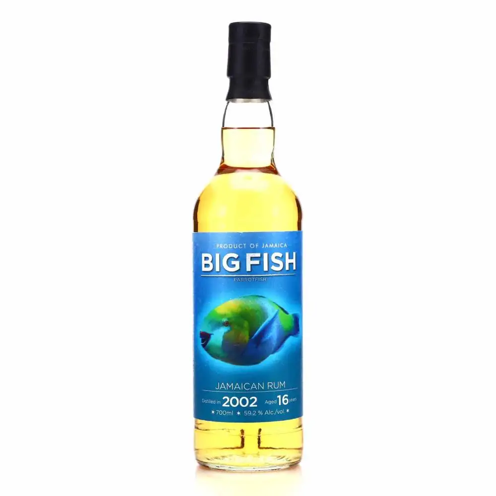 Bottle of Big Fish Parrotfish Jamaican Rum 2002