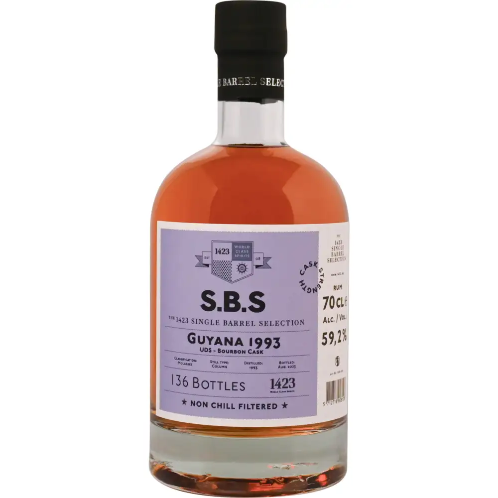 Bottle of S.B.S Guyana 1993 (UDS Bourbon Cask)
